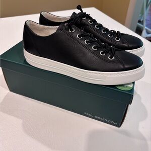 Paul Green Classic Black Sneakers